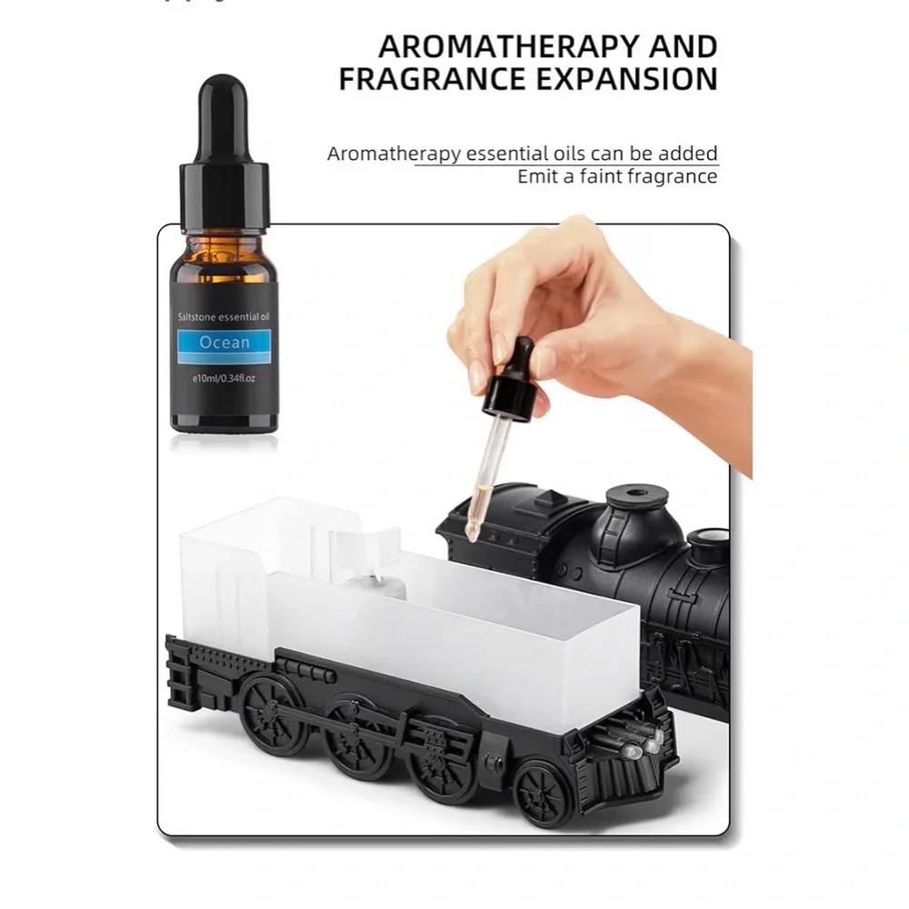 Vintage Steam Train Aromatherapy Essential Oil Diffuser